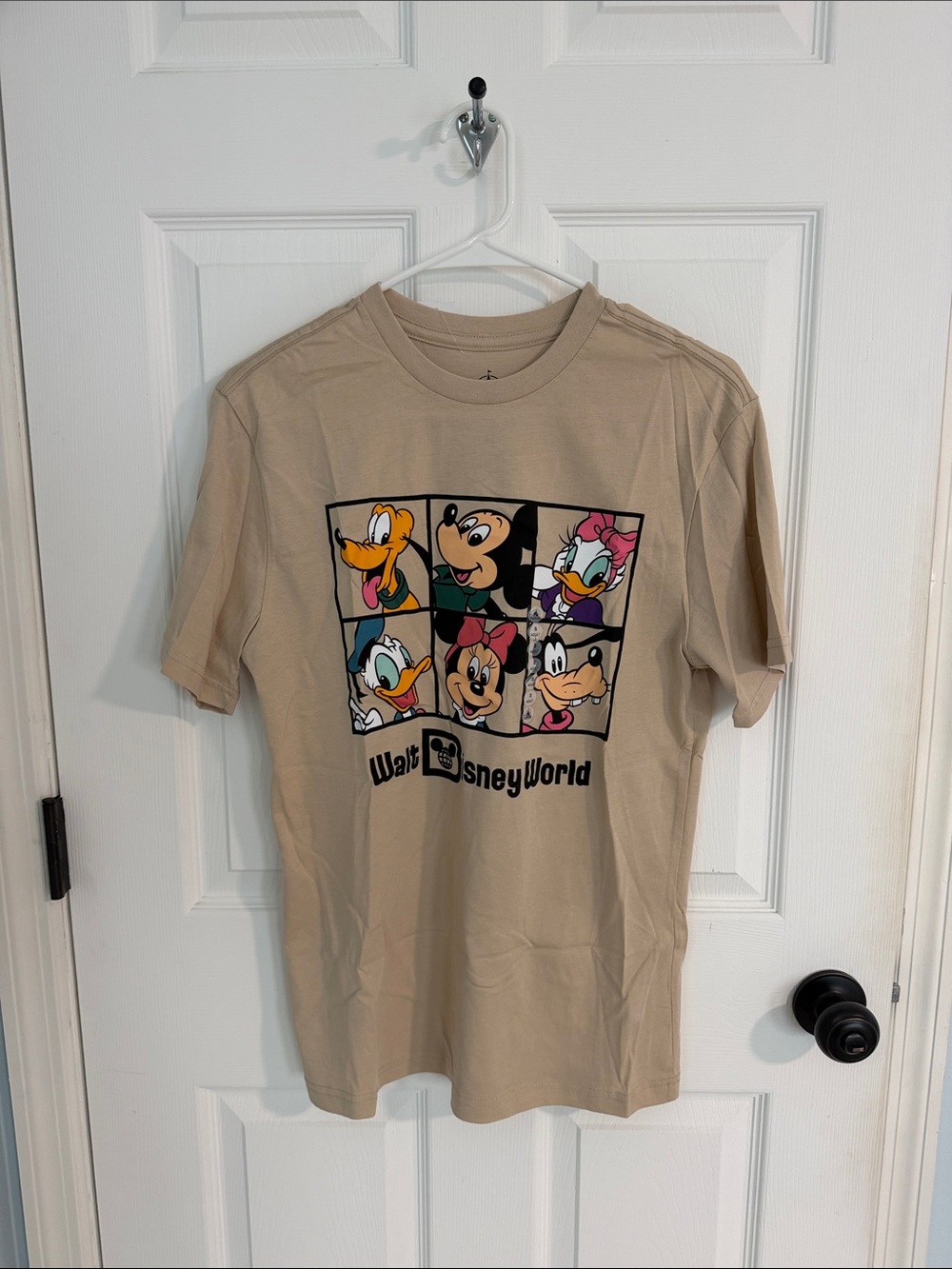 Disney Beige Walt Disney World Character Panel Tee